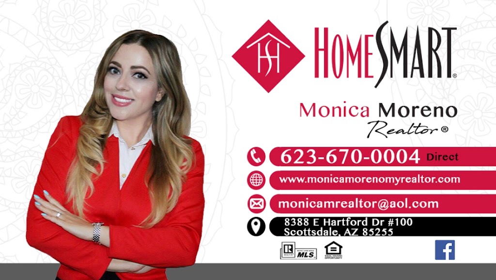 Monica Moreno REALTOR | 8388 E Hartford Dr #100, Scottsdale, AZ 85255, USA | Phone: (623) 670-0004