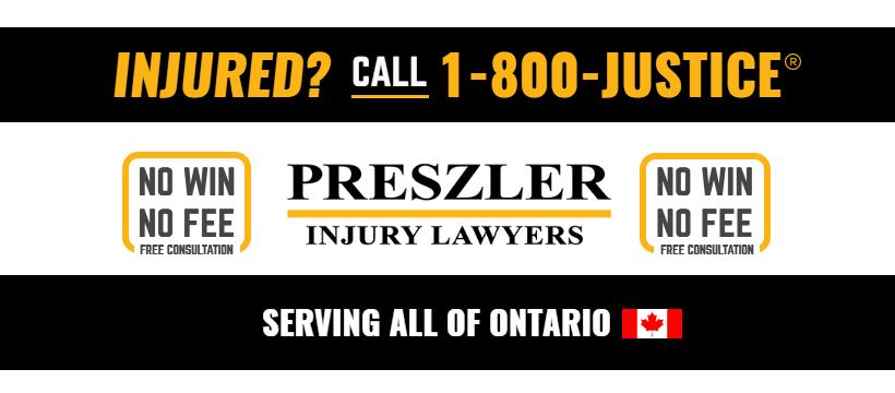Preszler Injury Lawyers | 92 Caplan Ave #121, Barrie, ON L4N 0Z7, Canada | Phone: (705) 722-0500