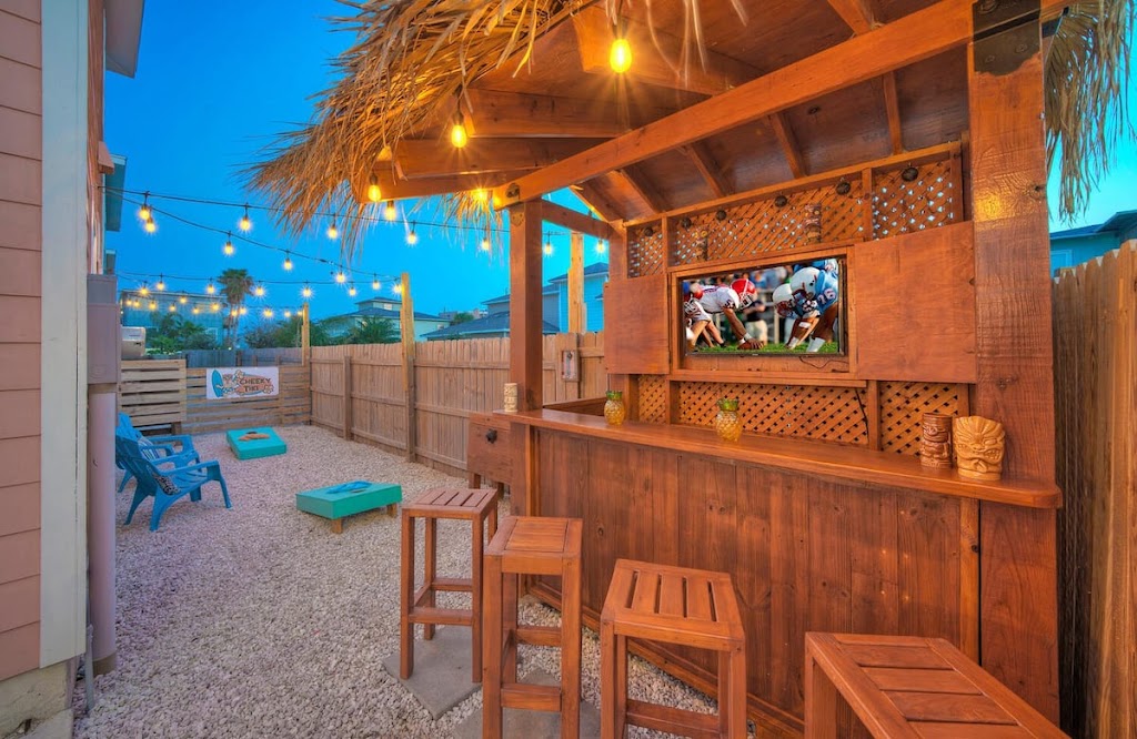 Cheeky Tiki Vacation Home Rental | 616 Gulf Village Dr, Port Aransas, TX 78373, USA | Phone: (361) 416-0510