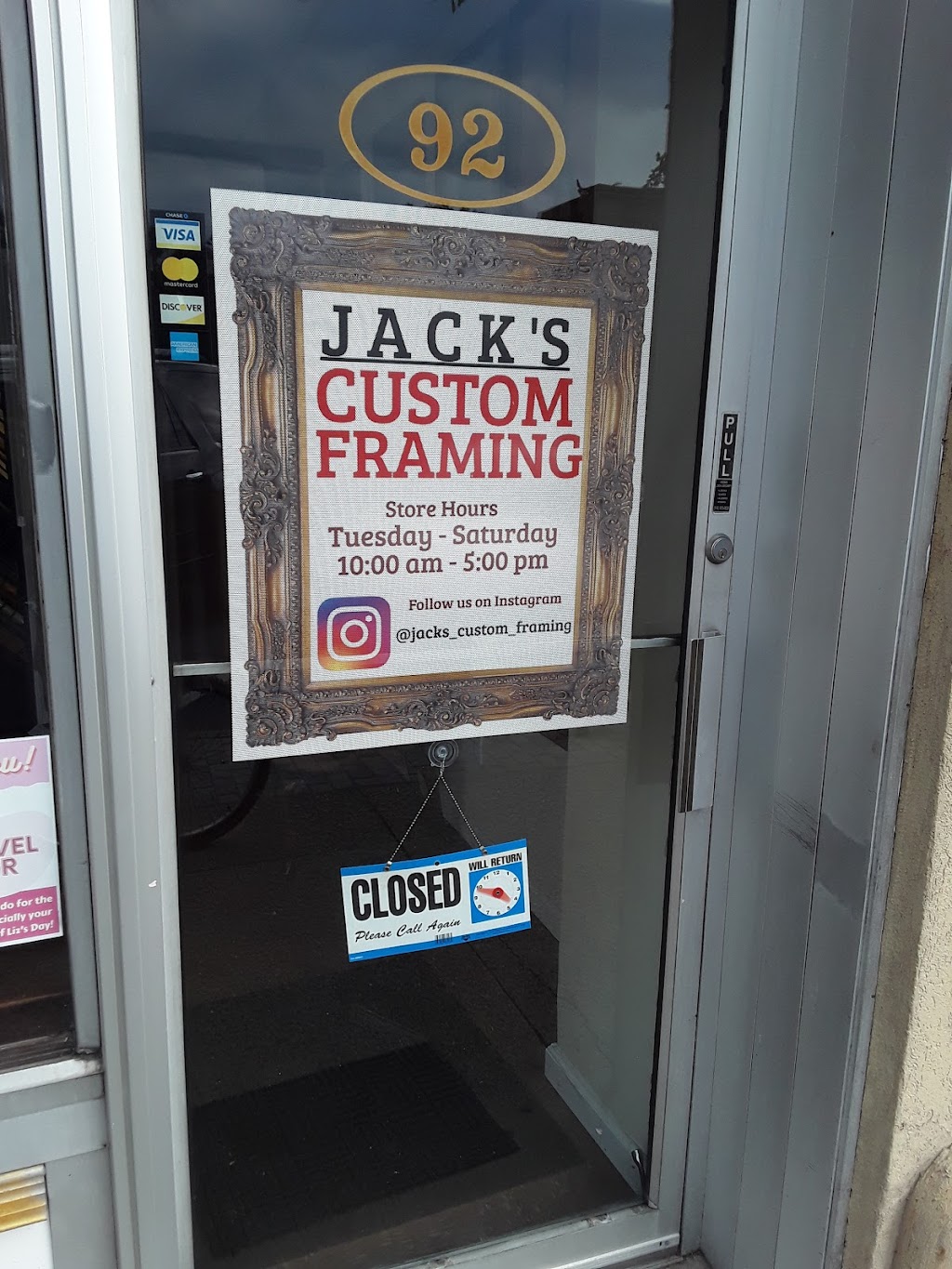 Jacks Custom Framing | 92 Covert Ave, Garden City, NY 11530, USA | Phone: (516) 775-9495