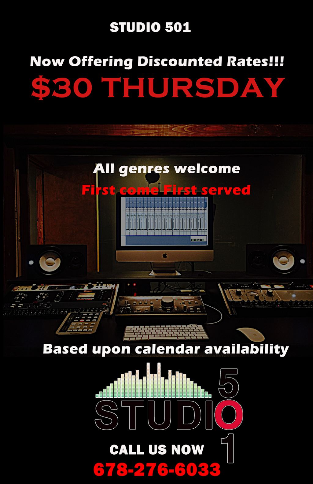 Studio 501 Atlanta | 2459 Roosevelt Hwy C-19, Atlanta, GA 30337, USA | Phone: (678) 276-6033