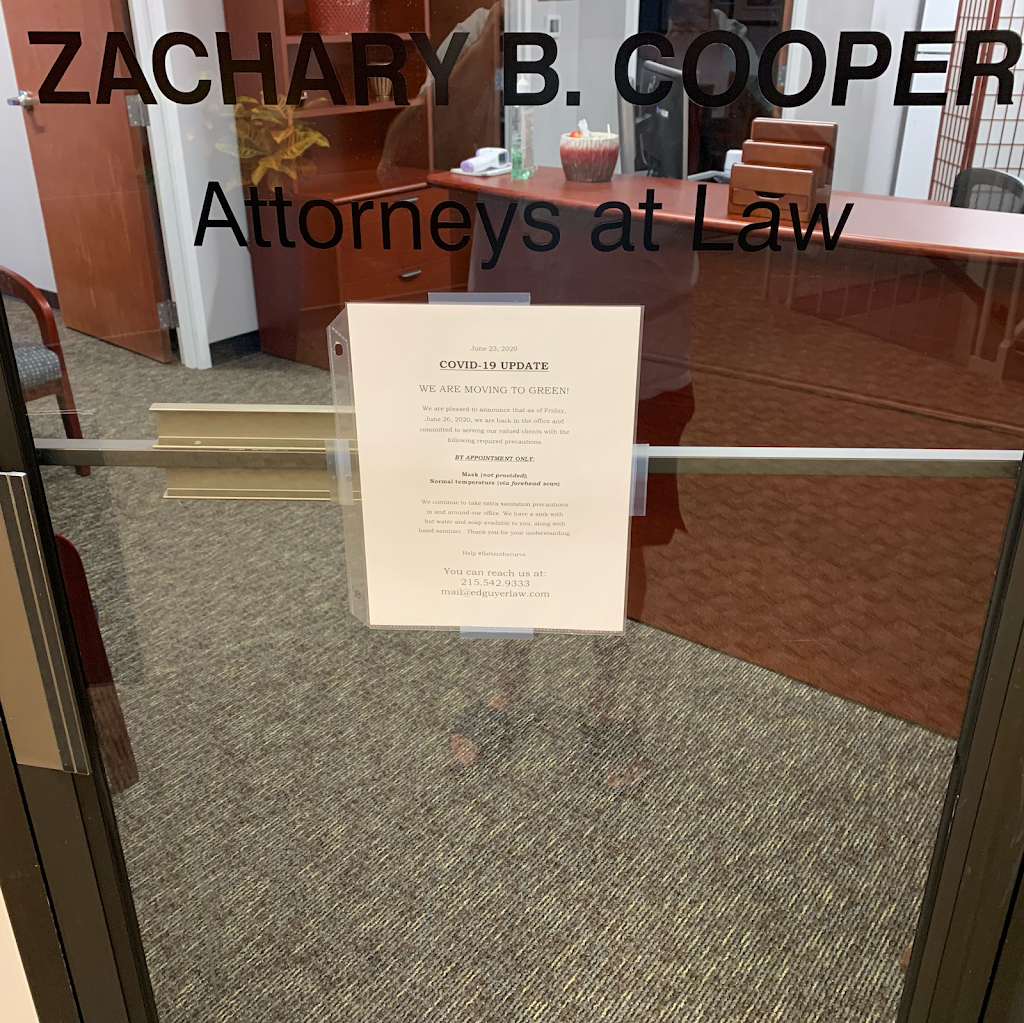 Zachary B. Cooper, Attorney at Law, P.C. | 790 Penllyn Blue Bell Pike #206, Blue Bell, PA 19422, USA | Phone: (215) 542-0800