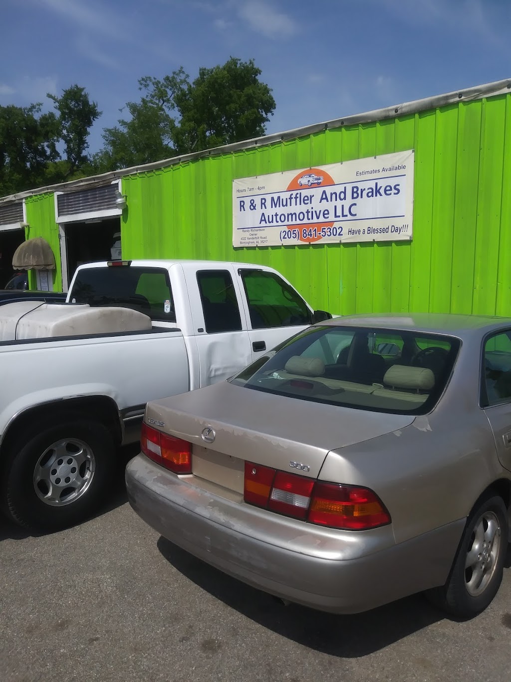 R & R Muffler & Brake | 4300 Vanderbilt Rd, Birmingham, AL 35217, USA | Phone: (205) 841-5302