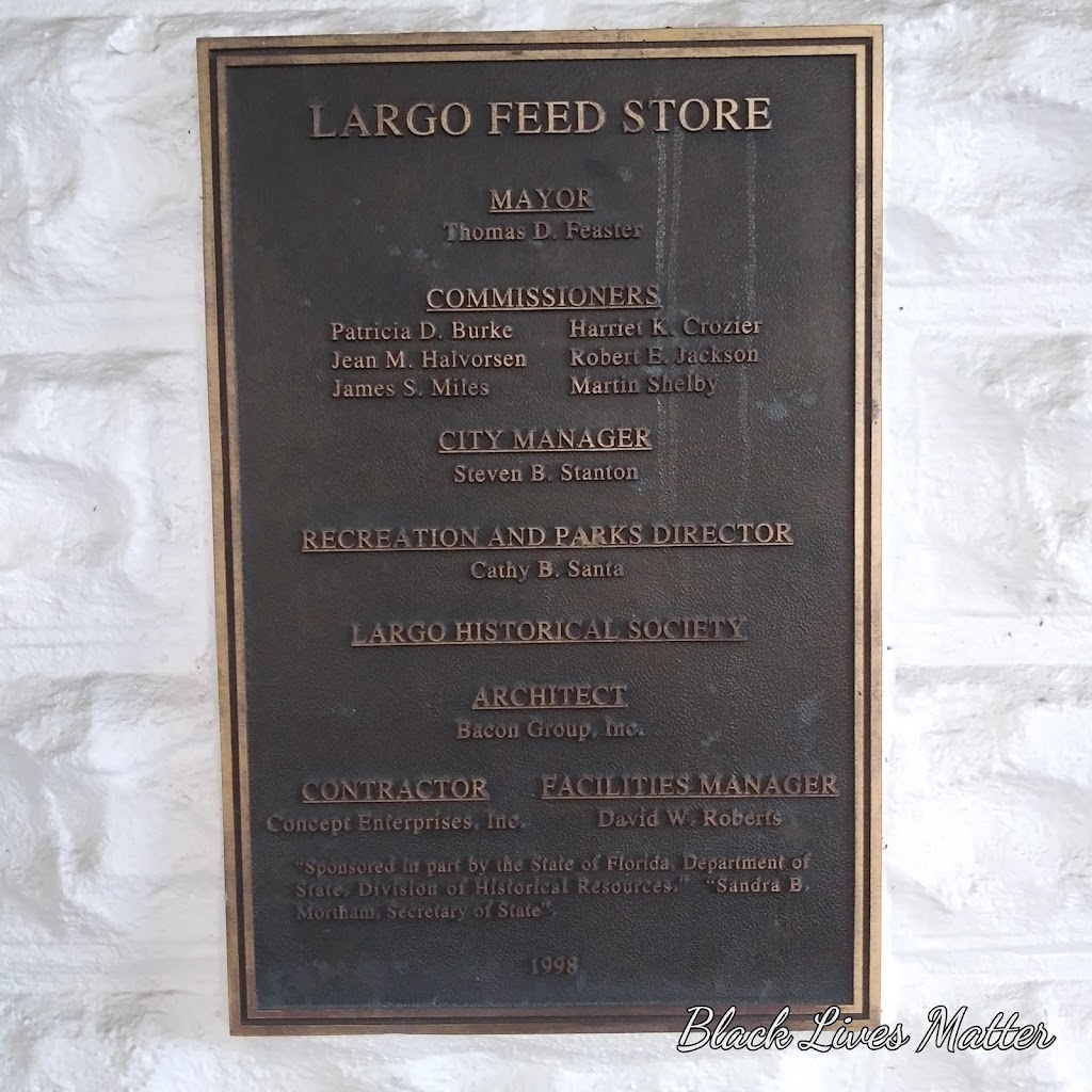 Historic Largo Feed Store & Museum | 295 Central Park Dr, Largo, FL 33771, USA | Phone: (727) 584-4906