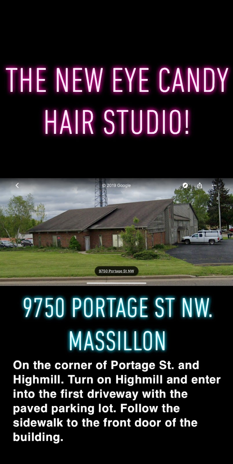 Eye Candy Hair Studio | 9750 Portage St NW, Massillon, OH 44646, USA | Phone: (330) 809-1694