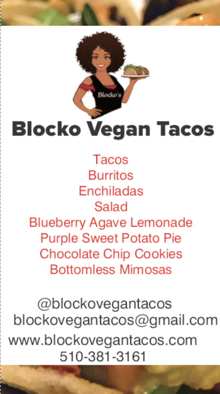 Blocko Vegan Tacos | 2407 66th Ave, Oakland, CA 94605, USA | Phone: (510) 381-3161