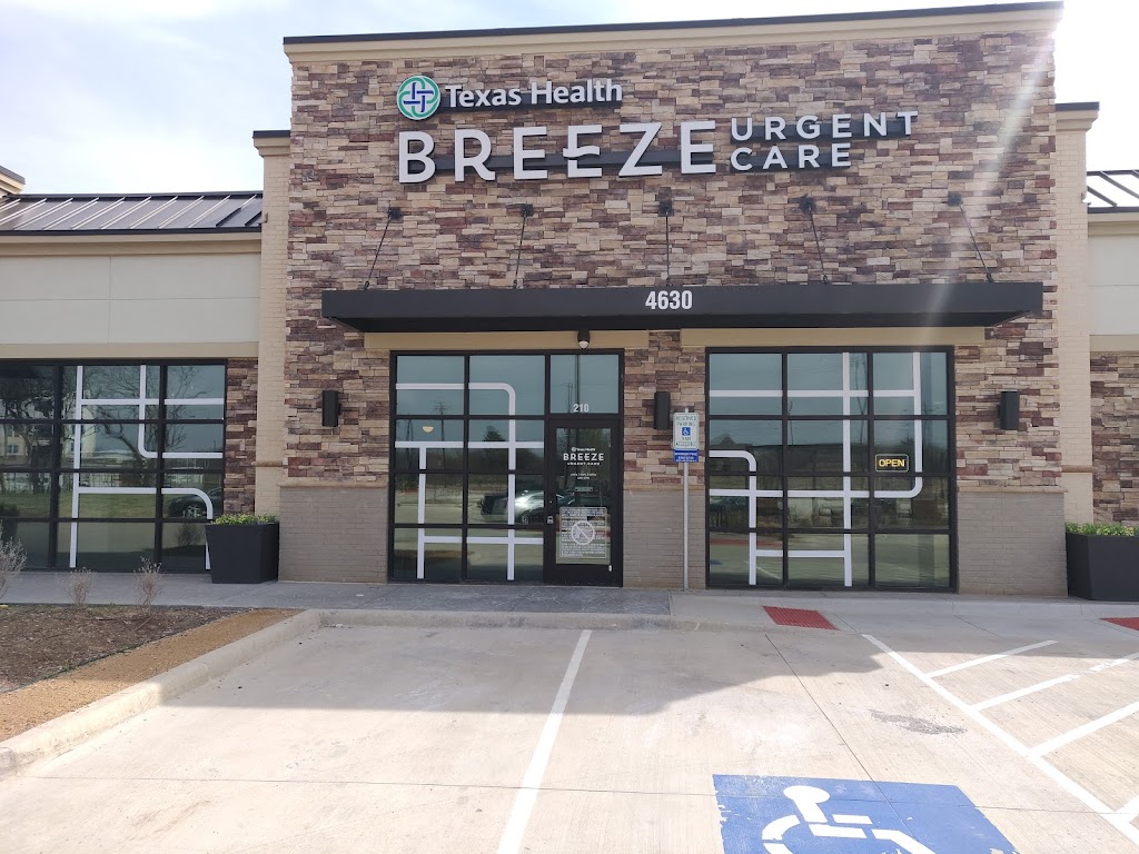 Texas Health Breeze Urgent Care | 4630 Long Prairie Rd #210, Flower Mound, TX 75028, USA | Phone: (469) 495-9112