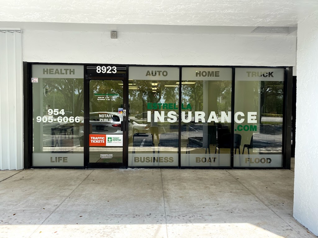 Estrella Insurance #335 | 8923 W Oakland Park Blvd, Sunrise, FL 33351, USA | Phone: (954) 905-6066