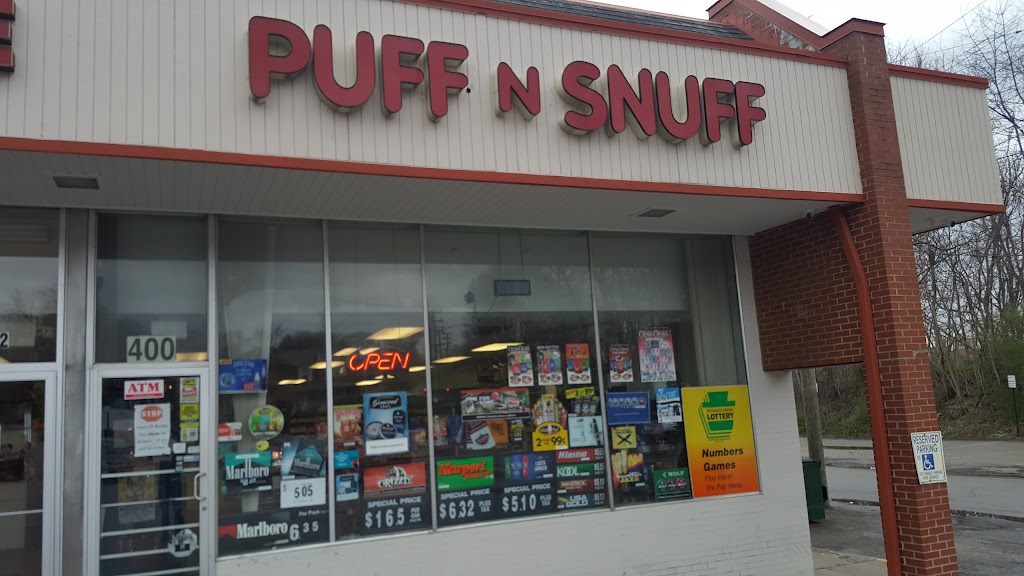 Puff N Snuff | 400 E Pittsburgh St, Greensburg, PA 15601, USA | Phone: (724) 834-5067