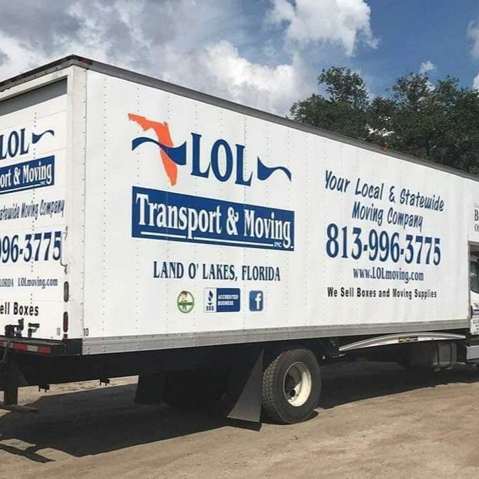 LOL Transport & Moving, Inc. | 5821 Ehren Cutoff, Land O Lakes, FL 34639, USA | Phone: (813) 996-3775