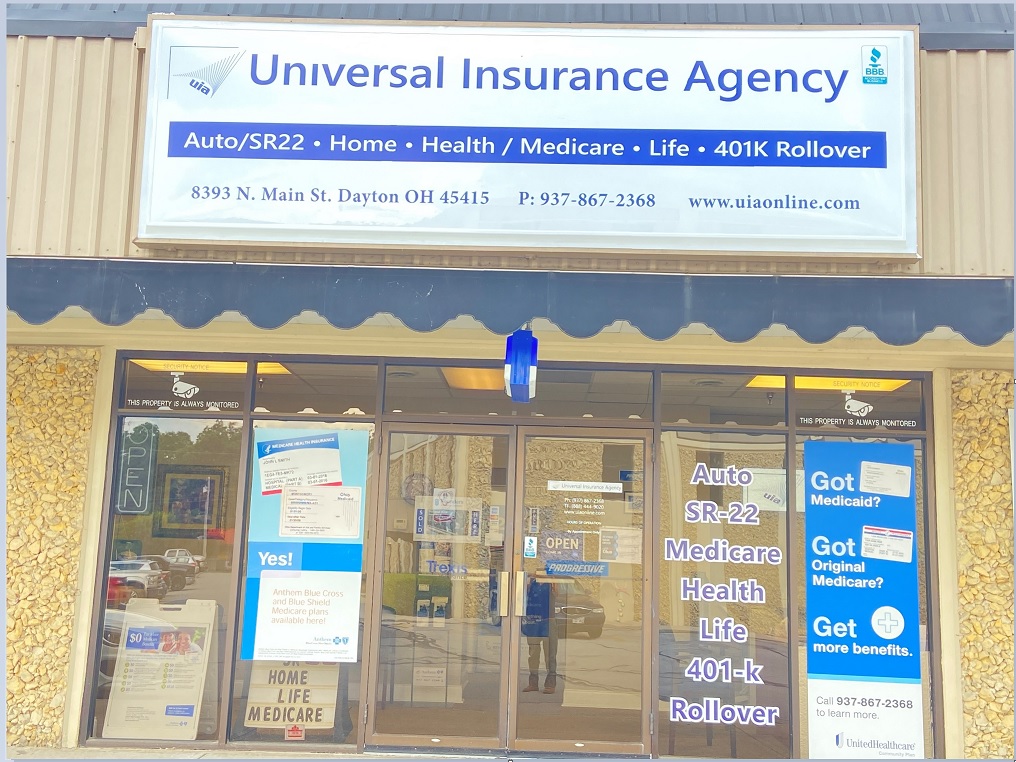 Universal Insurance Agency | 8393 N Main St, Dayton, OH 45415, USA | Phone: (937) 867-2368