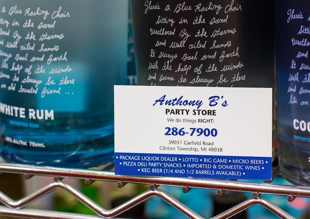 Anthony Bs Party Store | 39051 Garfield Rd, Clinton Twp, MI 48038, USA | Phone: (586) 286-7900