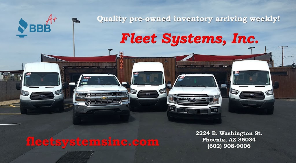 Fleet Systems, Inc. | 2224 E Washington St, Phoenix, AZ 85034, USA | Phone: (602) 908-9006