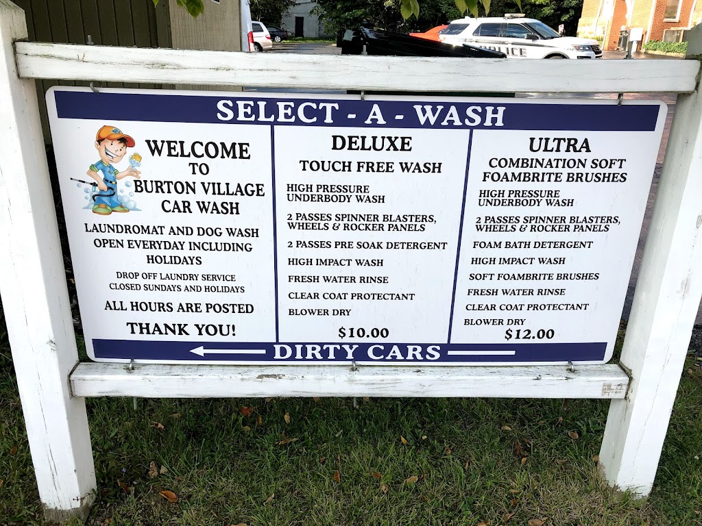 Burton Village Laundry & Car Wash | 13800 W Center St, Burton, OH 44021, USA | Phone: (440) 834-1922
