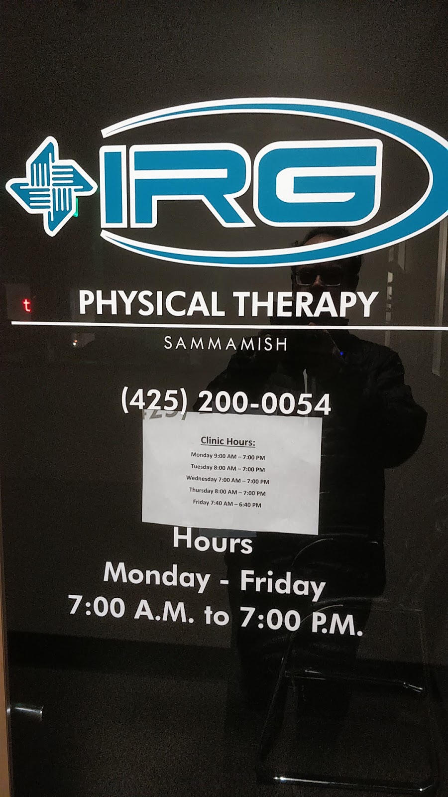 IRG Physical Therapy - Sammamish | 22620 SE 4th St #240, Sammamish, WA 98074, USA | Phone: (425) 200-0054