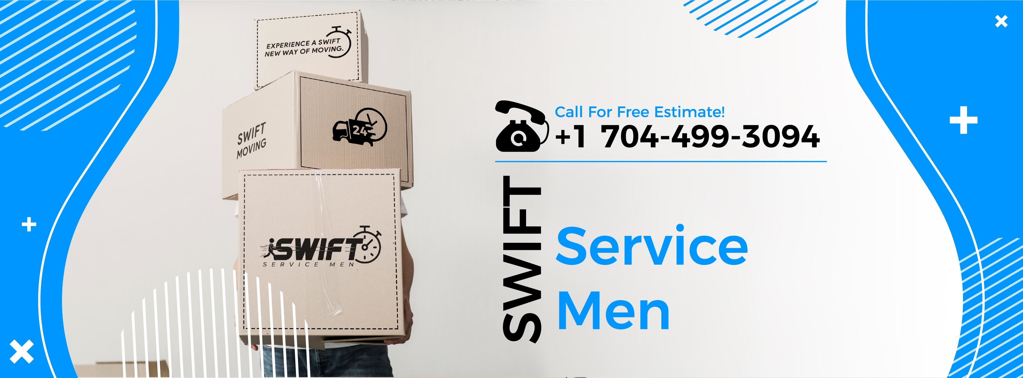 Swift Service Men Movers | 4109 Stuart Andrew Blvd G, Charlotte, NC 28217, United States | Phone: (704) 499-3094