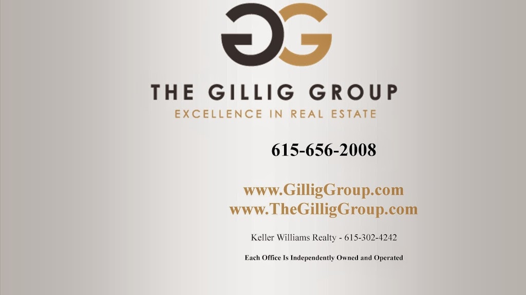 The Gillig Group - Keller Williams Realty | 5083 Main St, Spring Hill, TN 37174, USA | Phone: (615) 819-1996