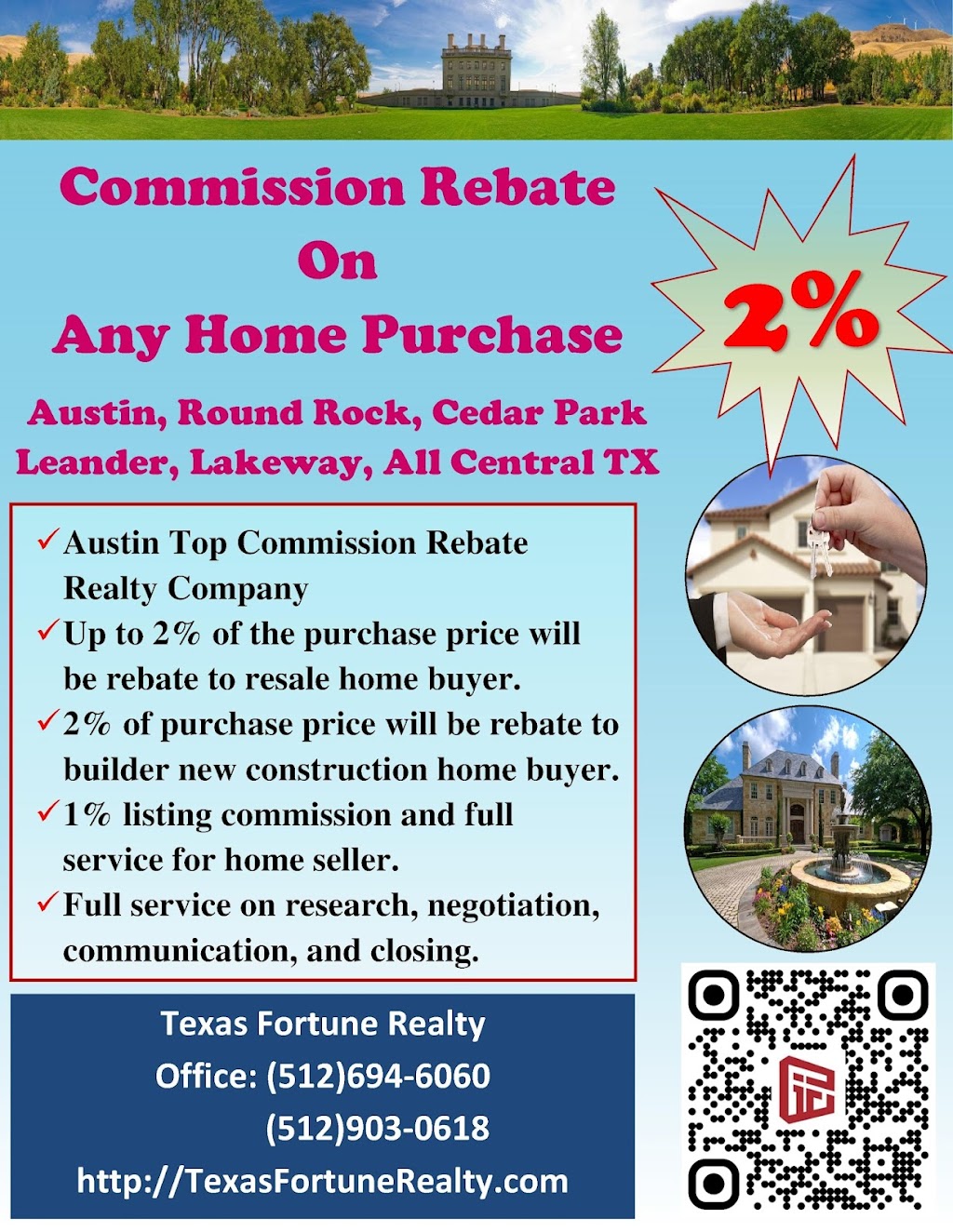 Texas Fortune Realty | 2810 Padina Dr, Austin, TX 78733, USA | Phone: (512) 694-6060