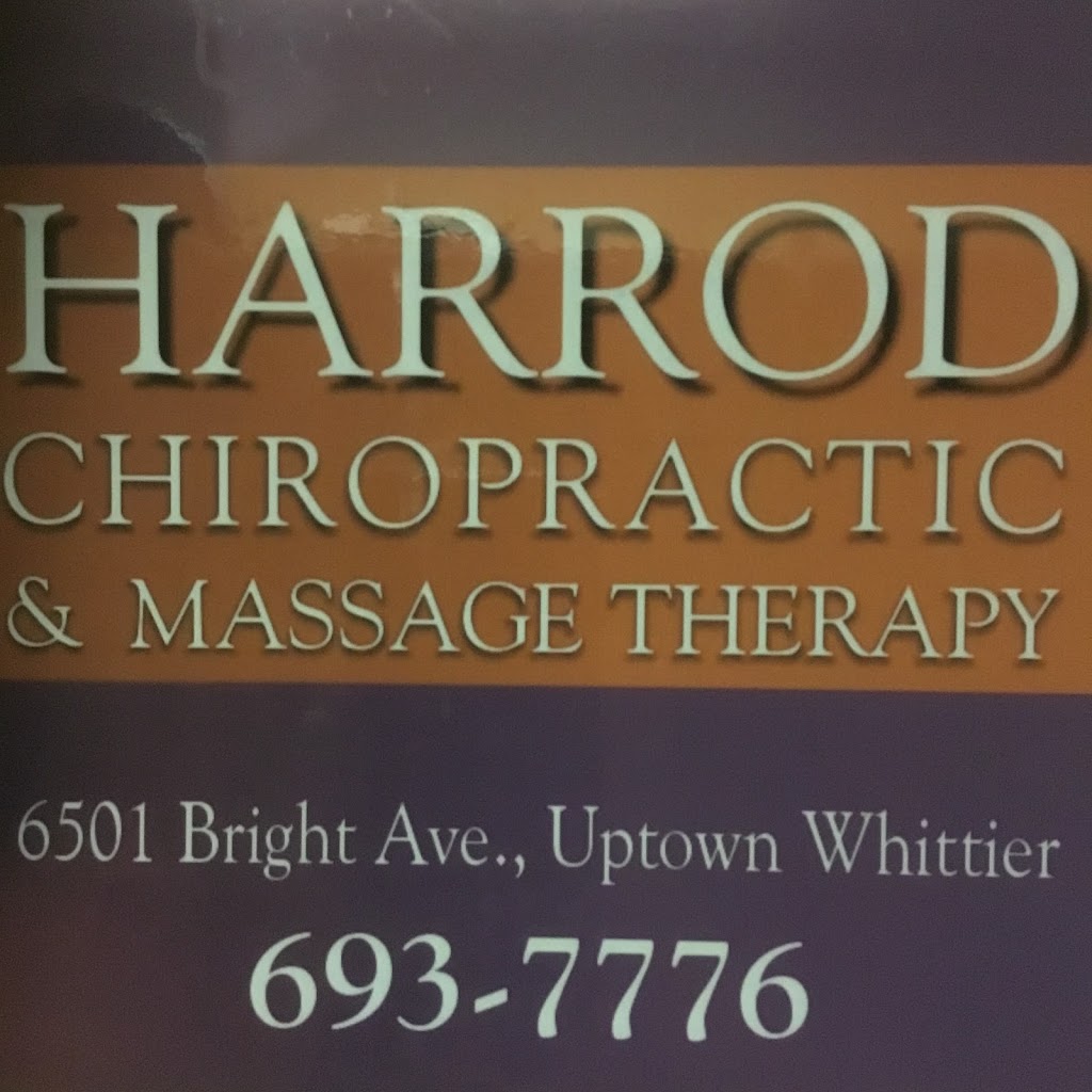 Harrod Chiropractic | 6501 Bright Ave, Whittier, CA 90601 | Phone: (562) 693-7776