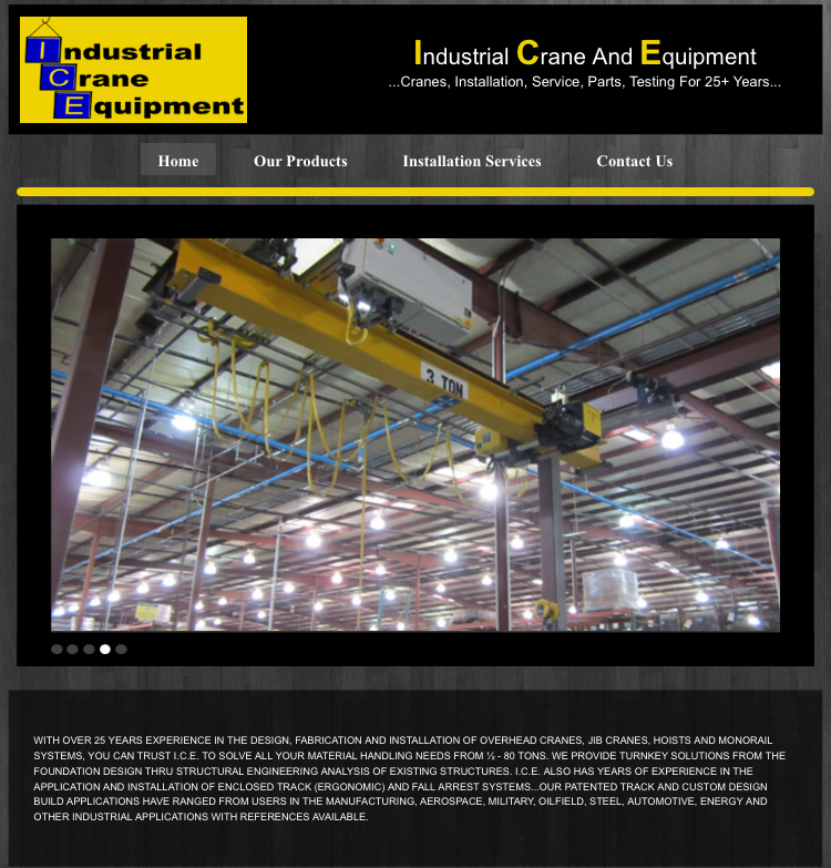 Industrial Crane & Equipment | 25 Park Ave, Hueytown, AL 35023, USA | Phone: (205) 317-1305