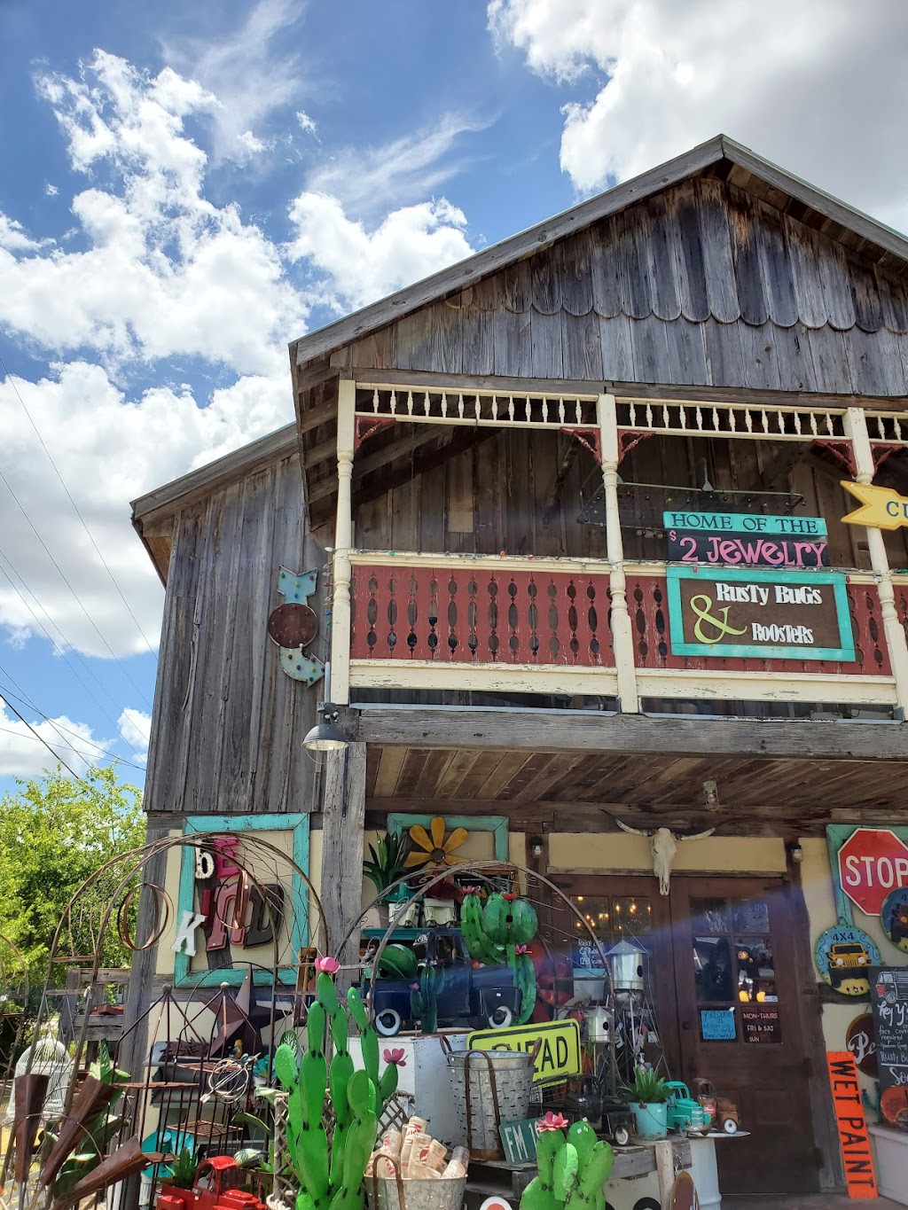 Rusty Bugs & Roosters | 1243 Gruene Rd, New Braunfels, TX 78130, USA | Phone: (210) 865-7956