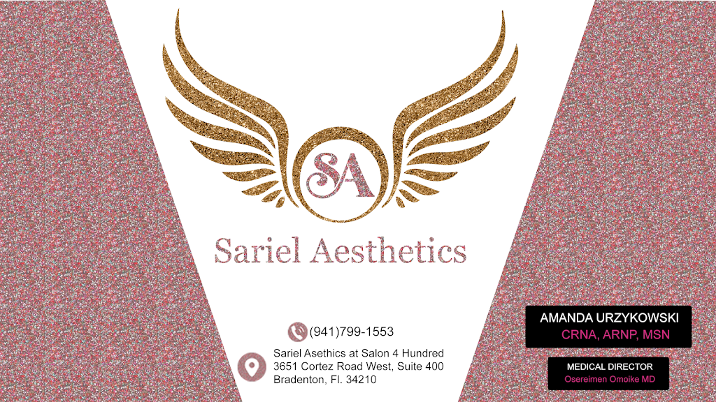 Sariel Aesthetics | 3651 Cortez Rd W Suite 400, Bradenton, FL 34210, USA | Phone: (941) 799-1553
