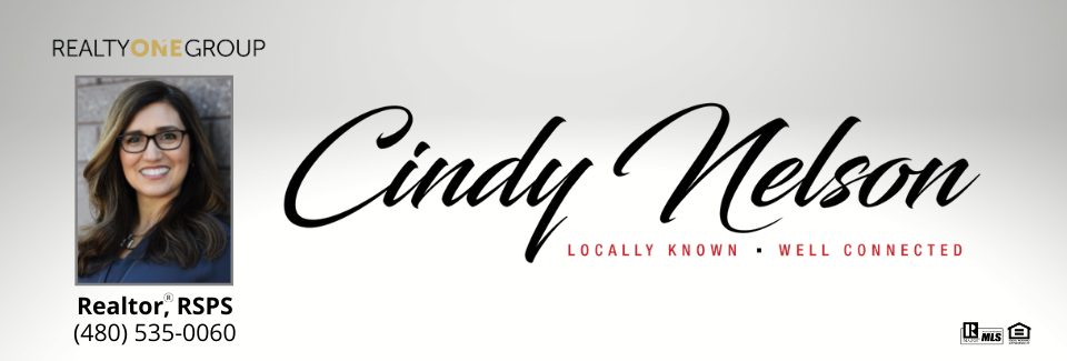 Cindy Nelson AZ, REALTOR - Realty One Group | 3530 S Val Vista Dr #114, Gilbert, AZ 85297, USA | Phone: (480) 535-0060