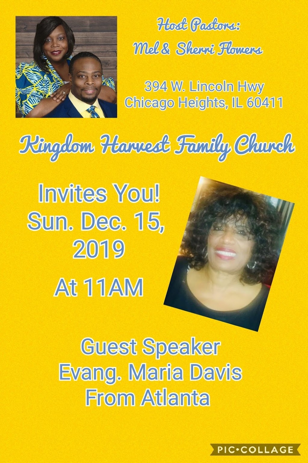 Kingdom Harvest Family Church | 394 W Lincoln Hwy, Chicago Heights, IL 60411, USA | Phone: (708) 712-5108