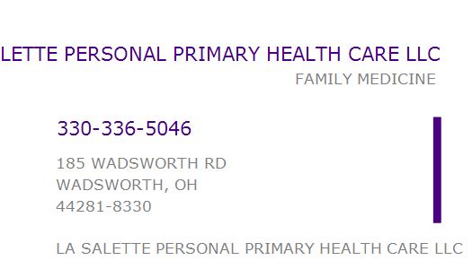 La Salette Personal Primary Healthcare LLC | 185 Wadsworth Rd Ste 2E, Wadsworth, OH 44281, USA | Phone: (330) 336-5046