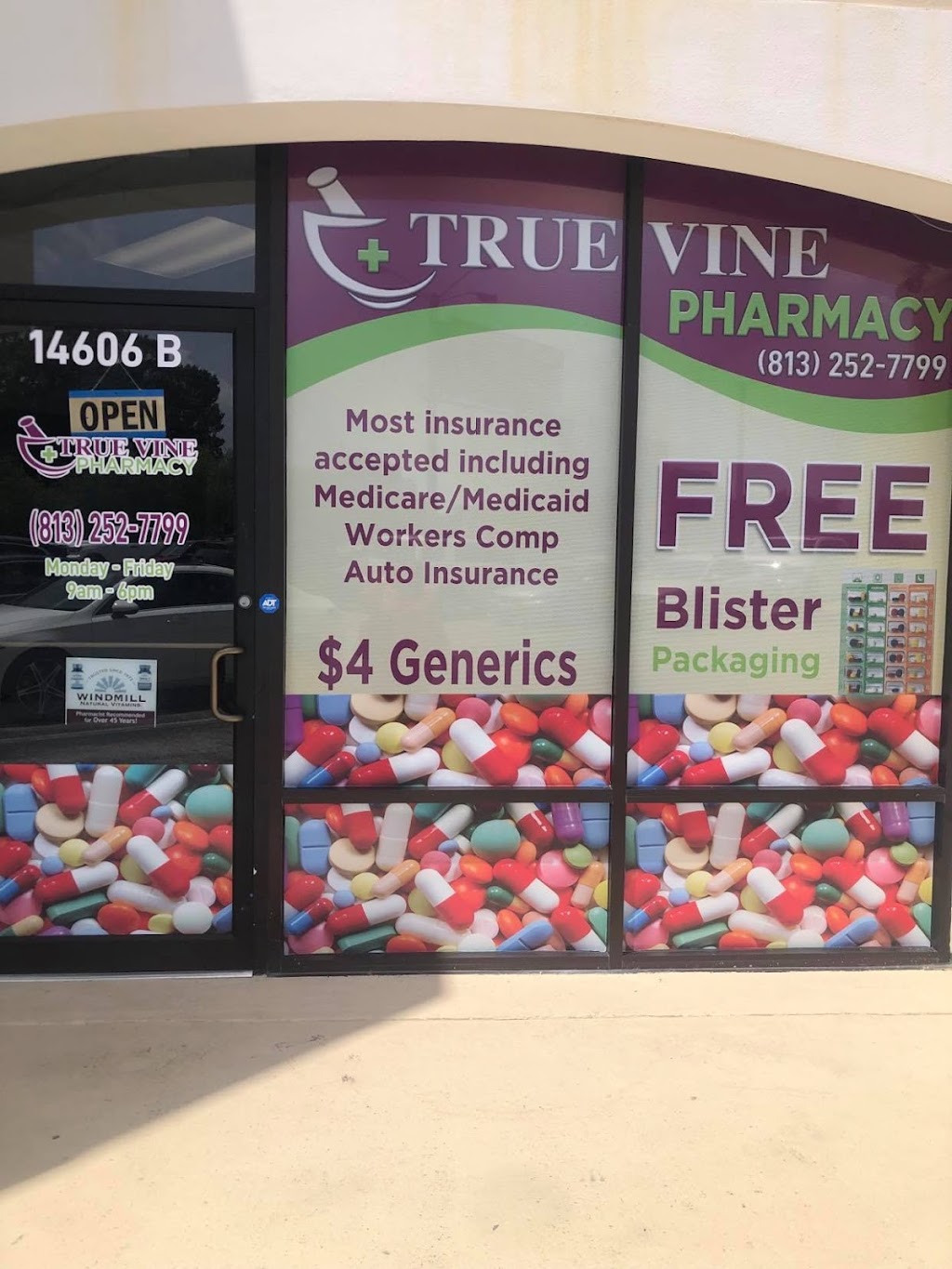 True Vine Pharmacy | 14606 N Dale Mabry Hwy STE B, Tampa, FL 33618, USA | Phone: (813) 252-7799