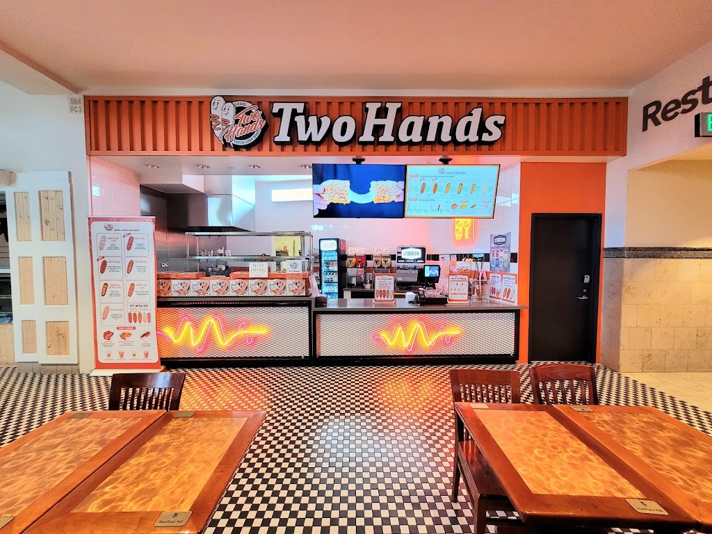 Two Hands Corn Dogs - MainPlace Mall | 2800 N Main St #584, Santa Ana, CA 92705, USA | Phone: (714) 760-4667