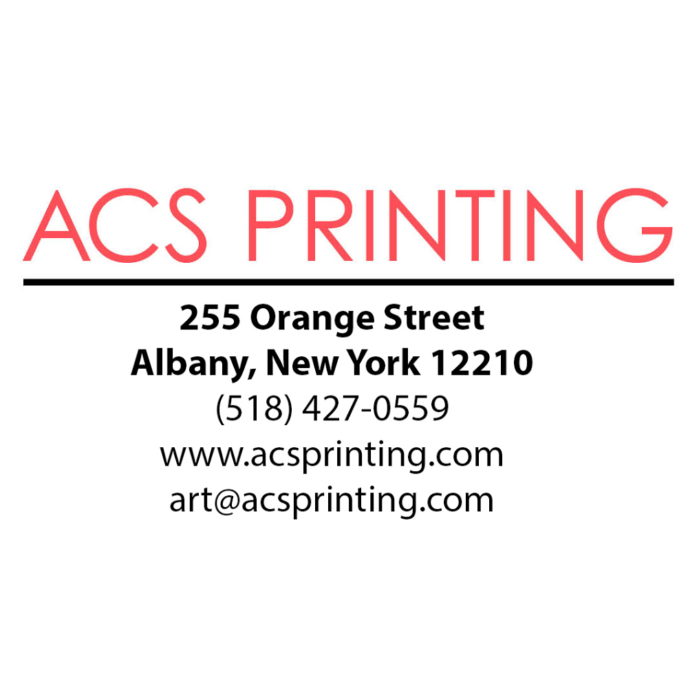 ACS Printing | 255 Orange St # 5, Albany, NY 12210 | Phone: (518) 427-0559