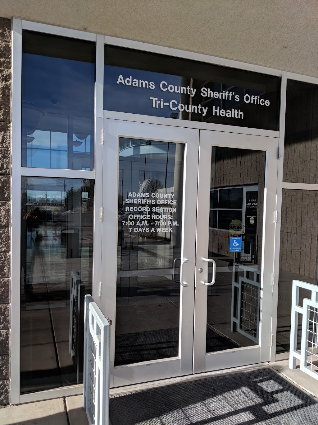 Adams County Sheriffs Office Substation | 4201 E 72nd Ave B, Commerce City, CO 80022, USA | Phone: (720) 322-1313