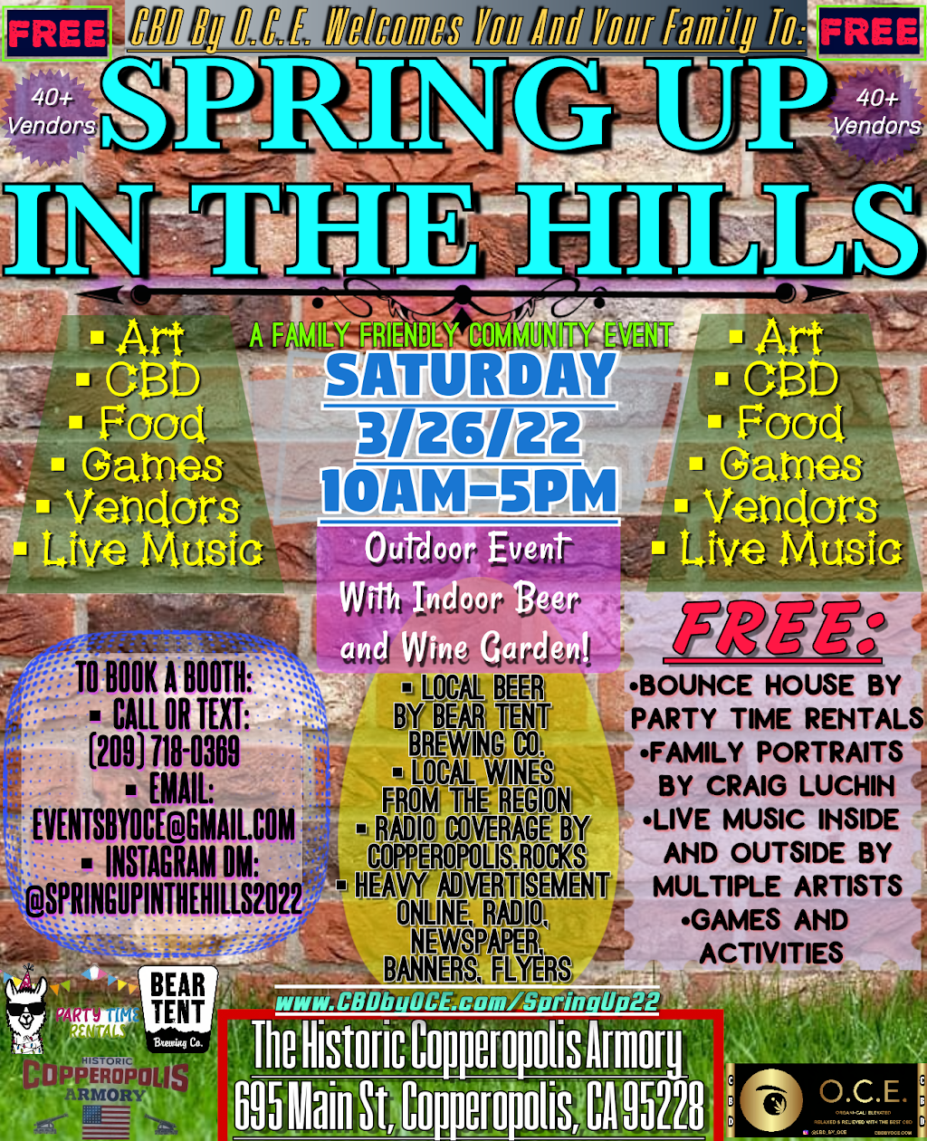 Spring Up In The Hills | 695 Main St, Copperopolis, CA 95228, USA | Phone: (209) 718-0369