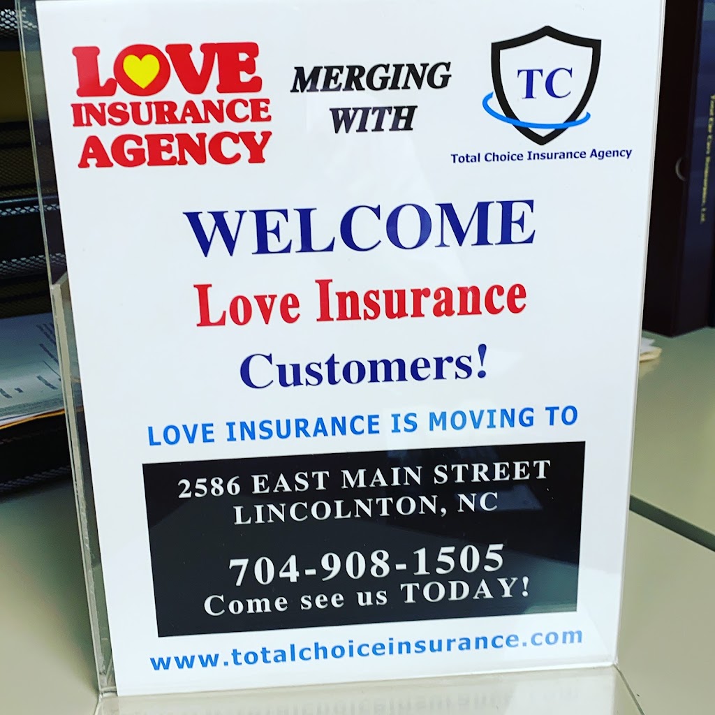 Total Choice Insurance Agency | 2586 E Main St, Lincolnton, NC 28092, USA | Phone: (704) 908-1505