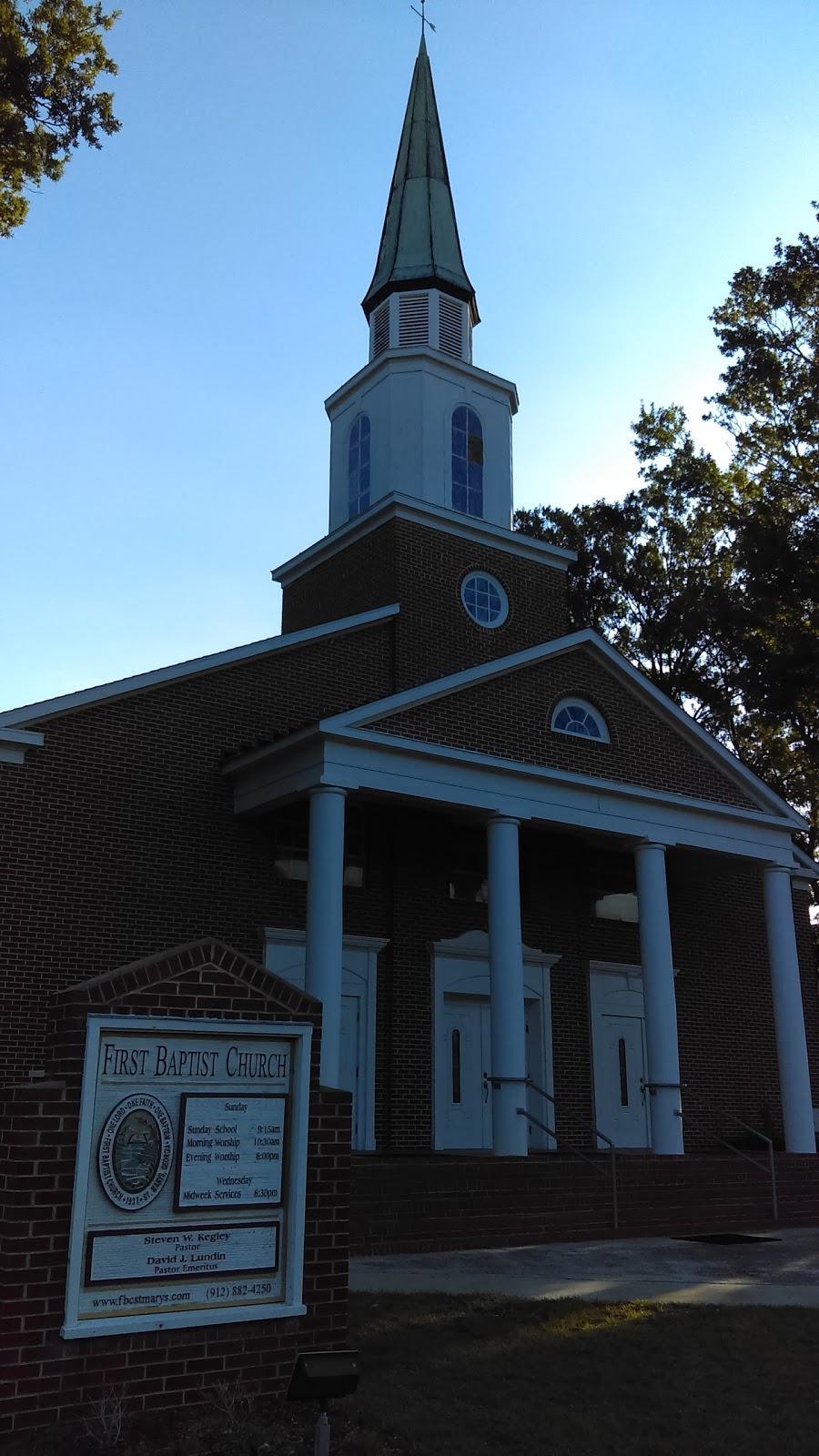 First Baptist Church St Marys | 102 W Weed St, St Marys, GA 31558, USA | Phone: (912) 882-4250