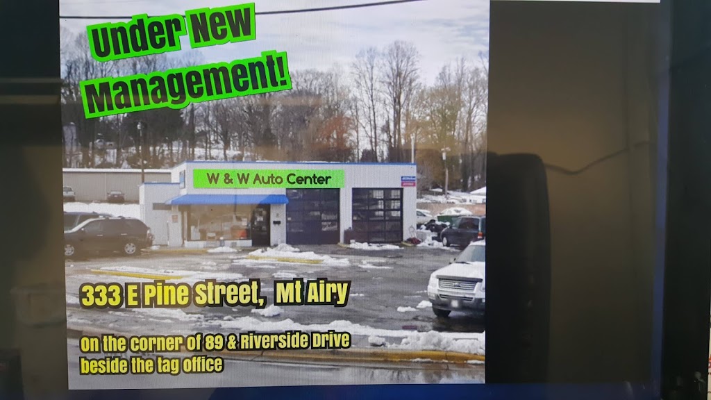 w&w Auto Center | 333 E Pine St, Mt Airy, NC 27030, USA | Phone: (704) 223-4544