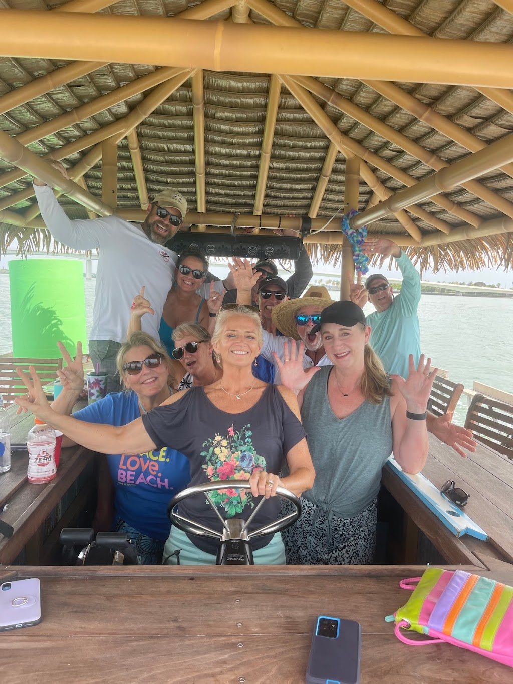 Low Tide Tours Tiki Boat | 1505 Ken Thompson Pkwy, Sarasota, FL 34236, USA | Phone: (941) 405-0045