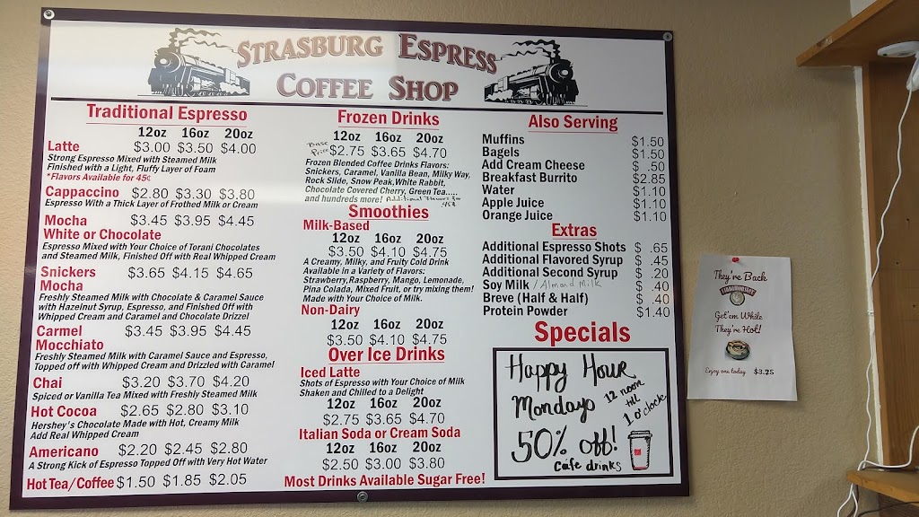 Strasburg Espress | 56551 E Colfax Ave, Strasburg, CO 80136, USA | Phone: (303) 622-4823