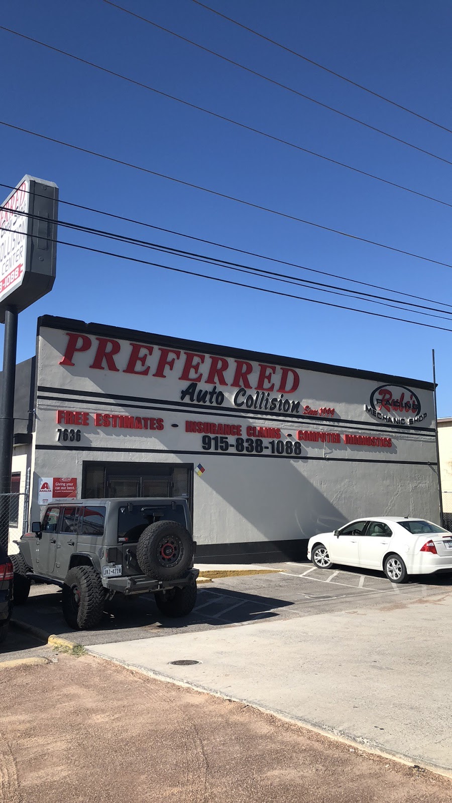 Preferred Auto Collision | 7636 Gateway Blvd E, El Paso, TX 79915, USA | Phone: (915) 838-1088