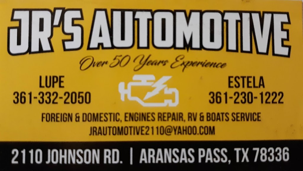 JRS Automotive | 2110 Johnson Rd, Aransas Pass, TX 78336, USA | Phone: (361) 332-2050