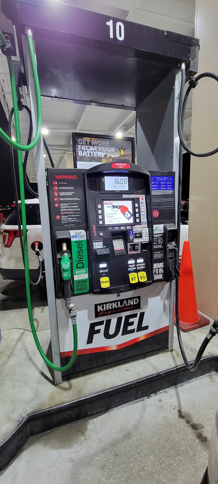 Costco Gas Station | 4628 E County Line Rd, Indianapolis, IN 46237, USA | Phone: (317) 360-7076