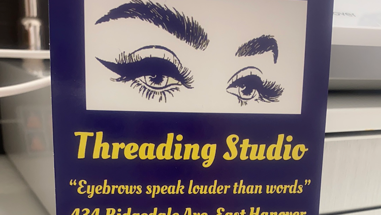 Threading Studio | 434 Ridgedale Ave, East Hanover, NJ 07936, USA | Phone: (973) 337-1220