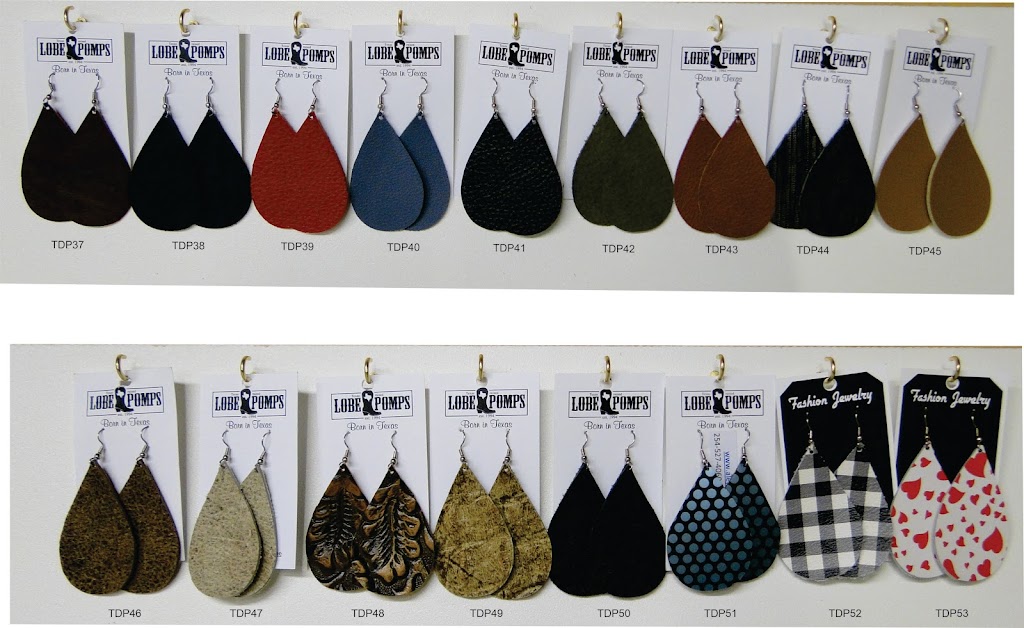 Leather Earrings & More | 420 Green Acres, Georgetown, TX 78626, USA | Phone: (254) 527-4060