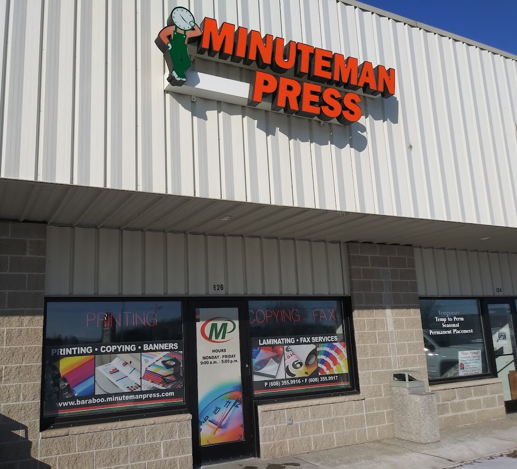 Minuteman Press | 626 WI-136, Baraboo, WI 53913, USA | Phone: (608) 355-9916