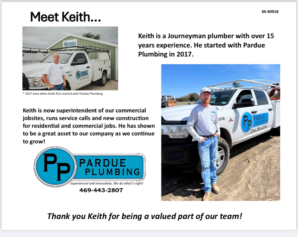 Pardue Plumbing, LLC | 5201 Co Rd 2720, Caddo Mills, TX 75135, USA | Phone: (469) 443-2807