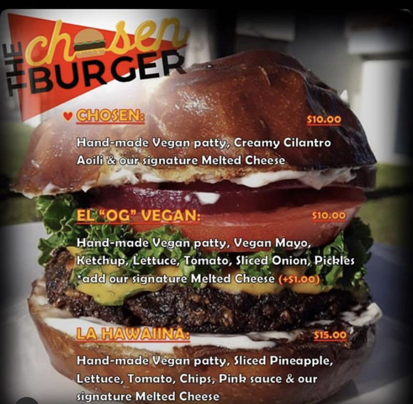 The Chosen burger | 8857 SW 172nd Ave, Miami, FL 33196, USA | Phone: (786) 212-9000