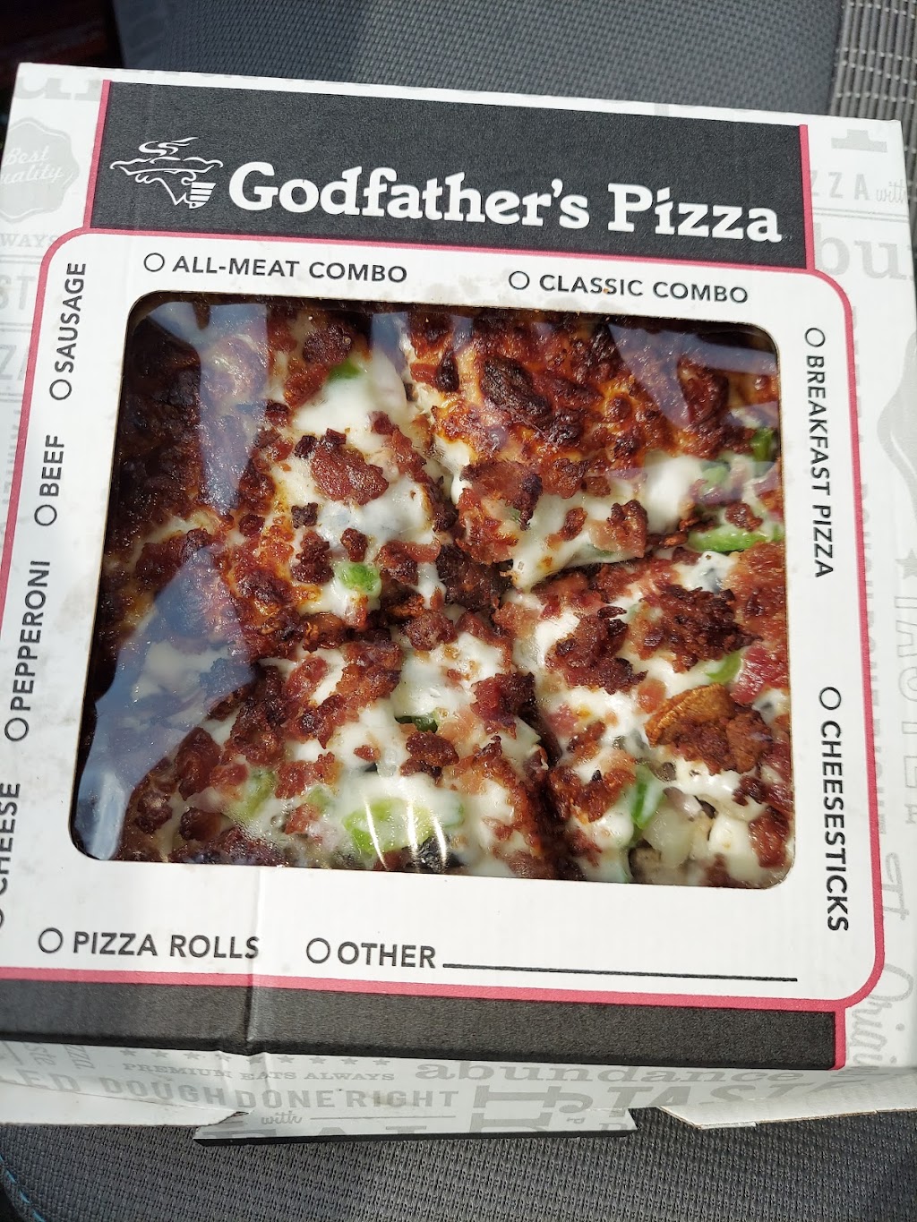 Godfathers Pizza Express | 6023 Alum Creek Dr, Lockbourne, OH 43137, USA | Phone: (614) 491-8627