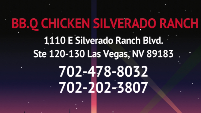 BB.Q Chicken Silverado Ranch | 1110 E Silverado Ranch Blvd Suite 120, Las Vegas, NV 89183, USA | Phone: (702) 478-8032