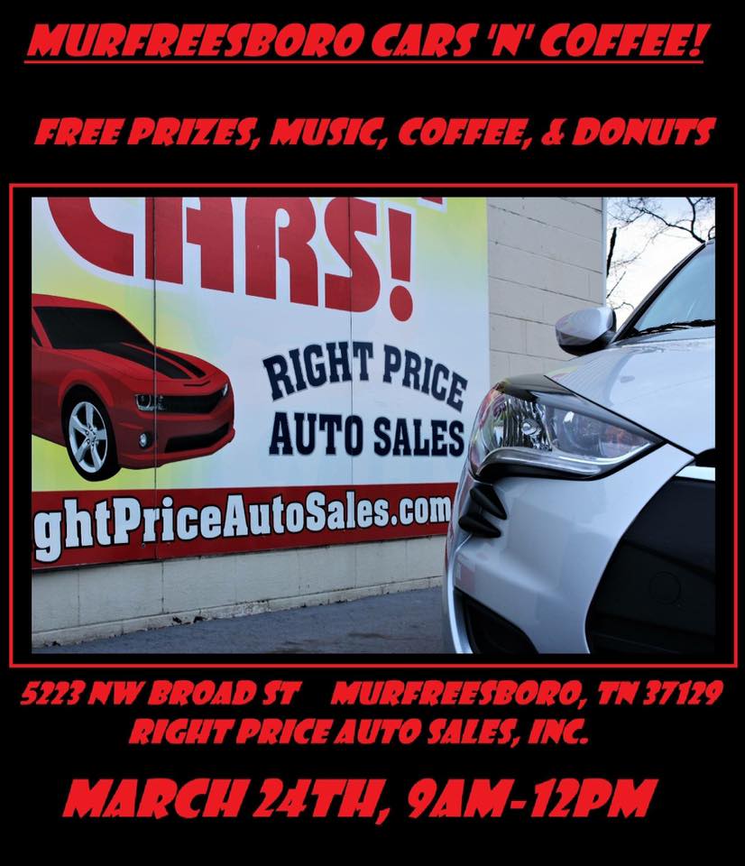 Right Price Auto Sales, Inc. | 5223 NW Broad St, Murfreesboro, TN 37129, USA | Phone: (615) 893-1727